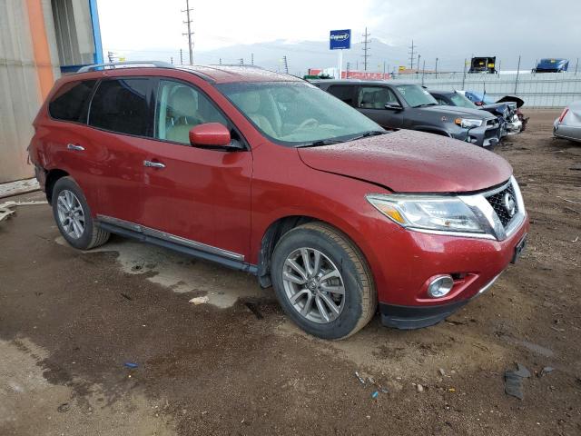5N1AR2MN8EC720966 - 2014 NISSAN PATHFINDER S RED photo 4