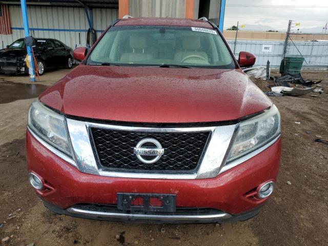5N1AR2MN8EC720966 - 2014 NISSAN PATHFINDER S RED photo 5