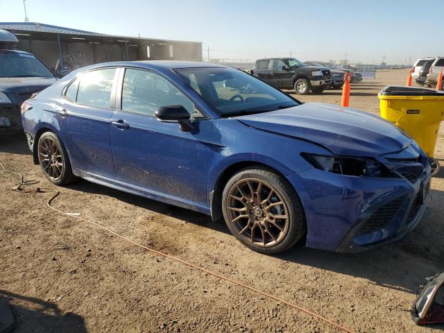 4T1G11BK4PU078294 - 2023 TOYOTA CAMRY SE NIGHT SHADE BLUE photo 4