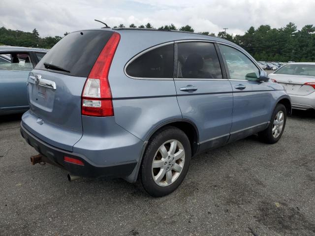 5J6RE48748L033475 - 2008 HONDA CR-V EXL BLUE photo 3