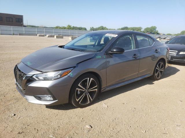 3N1AB8DV1NY288422 - 2022 NISSAN SENTRA SR GRAY photo 1