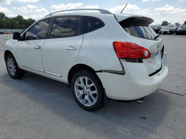 JN8AS5MV4DW649258 - 2013 NISSAN ROGUE S WHITE photo 2