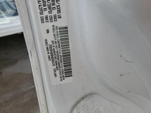 ZFBERFAB9H6D83479 - 2017 RAM PROMASTER თეთრი ფოტო 13