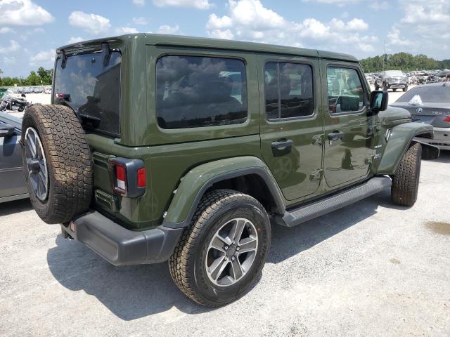 1C4HJXEG9PW571458 - 2023 JEEP WRANGLER SAHARA GREEN photo 3