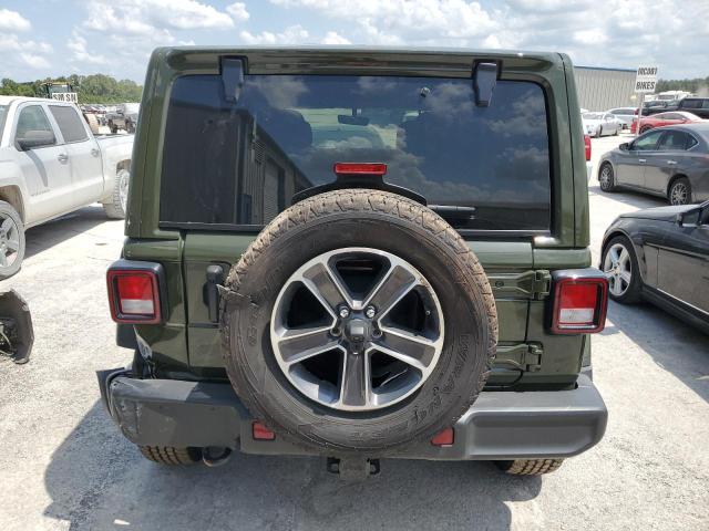 1C4HJXEG9PW571458 - 2023 JEEP WRANGLER SAHARA GREEN photo 6