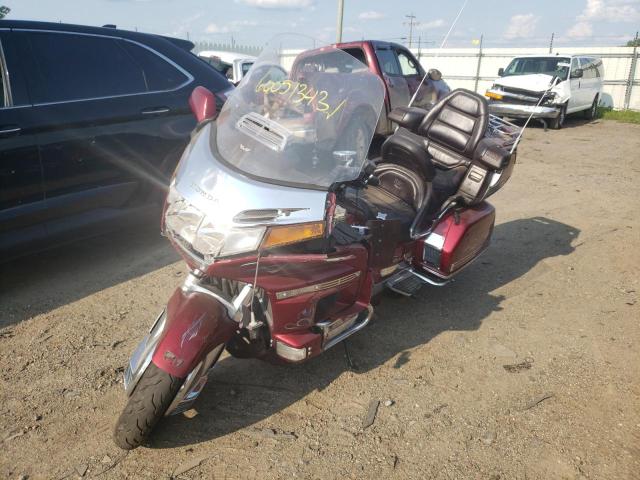 1HFSC2205TA800015 - 1996 HONDA GL1500 A/2 BURGUNDY photo 2