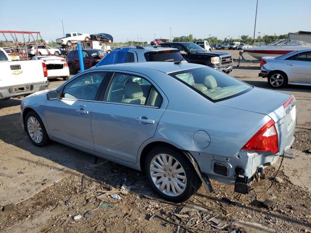 3FADP0L37BR307869 - 2011 FORD FUSION HYBRID BLUE photo 2