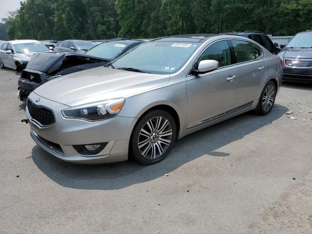 KNALN4D78E5139832 - 2014 KIA CADENZA PREMIUM SILVER photo 1