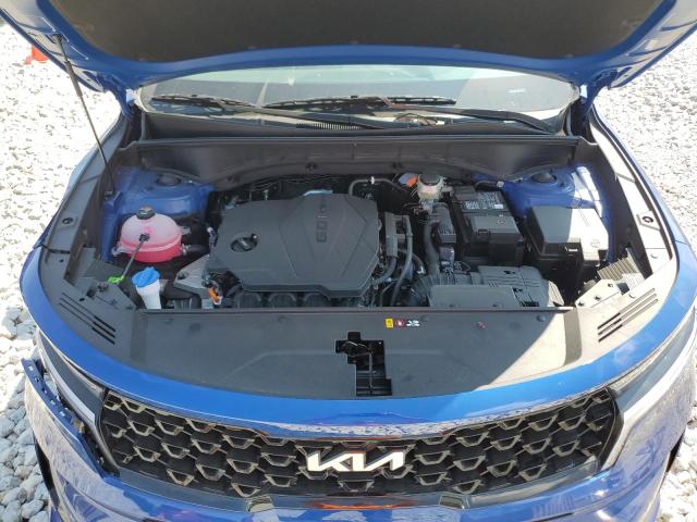 5XYRL4LC2PG167024 - 2023 KIA SORENTO S BLUE photo 12