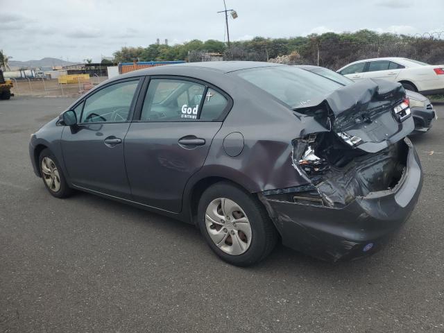 2HGFB2F56DH571420 - 2013 HONDA CIVIC LX CHARCOAL photo 2