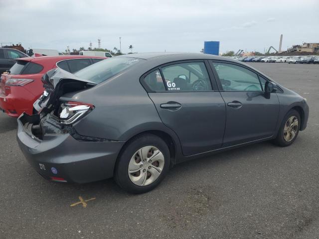 2HGFB2F56DH571420 - 2013 HONDA CIVIC LX CHARCOAL photo 3
