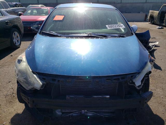 KNAFX4A69E5192963 - 2014 KIA FORTE LX BLUE photo 5