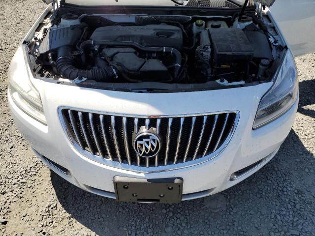 2G4GR5EK1C9115451 - 2012 BUICK REGAL WHITE photo 11