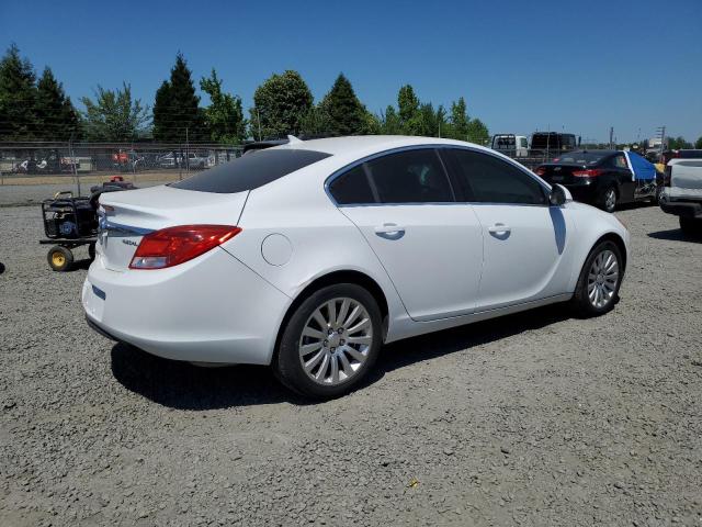 2G4GR5EK1C9115451 - 2012 BUICK REGAL WHITE photo 3