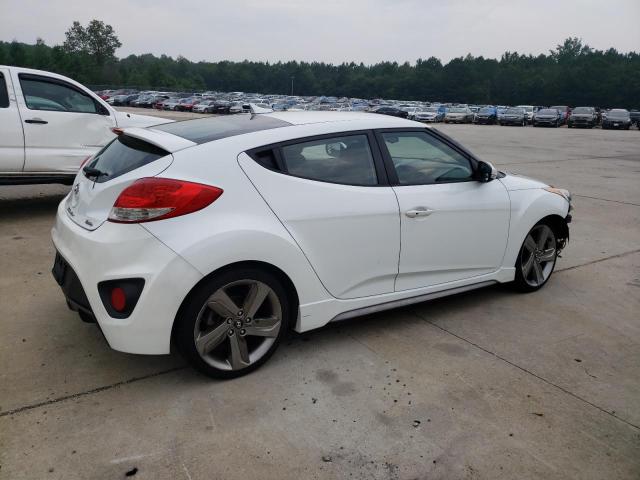 KMHTC6AE4DU111260 - 2013 HYUNDAI VELOSTER TURBO WHITE photo 3