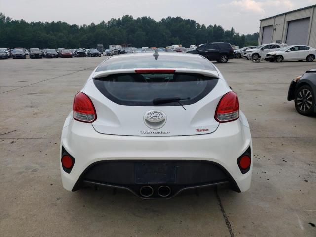 KMHTC6AE4DU111260 - 2013 HYUNDAI VELOSTER TURBO WHITE photo 6