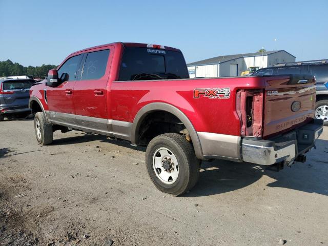 1FT7W2BT6KEF63611 - 2019 FORD F250 SUPER DUTY RED photo 2