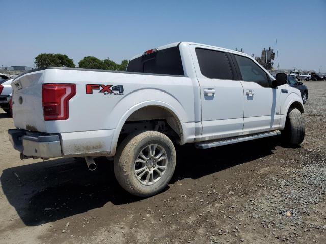 1FTEW1EG4FKE64650 - 2015 FORD F150 SUPERCREW WHITE photo 3