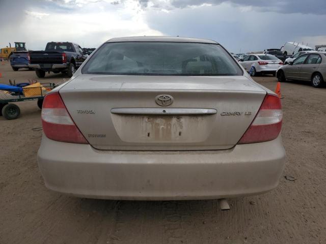 4T1BE32K74U890629 - 2004 TOYOTA CAMRY LE GOLD photo 6