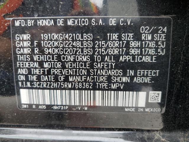 3CZRZ2H75RM768362 - 2024 HONDA HR-V EXL Qara foto 13