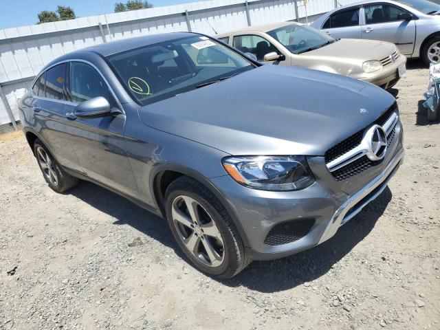 WDC0J4KBXHF160537 - 2017 MERCEDES-BENZ GLC COUPE 300 4MATIC GRAY photo 1