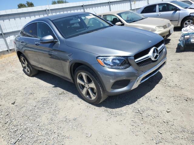 WDC0J4KBXHF160537 - 2017 MERCEDES-BENZ GLC COUPE 300 4MATIC GRAY photo 4