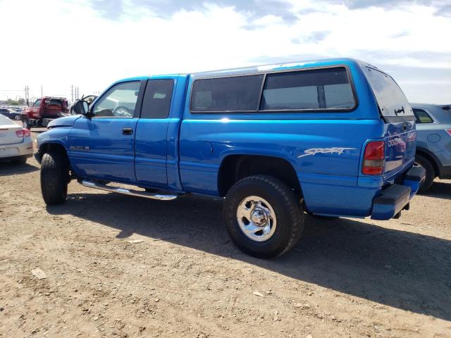 1B7HF13Z3WJ191076 - 1998 DODGE RAM 1500 BLUE photo 2