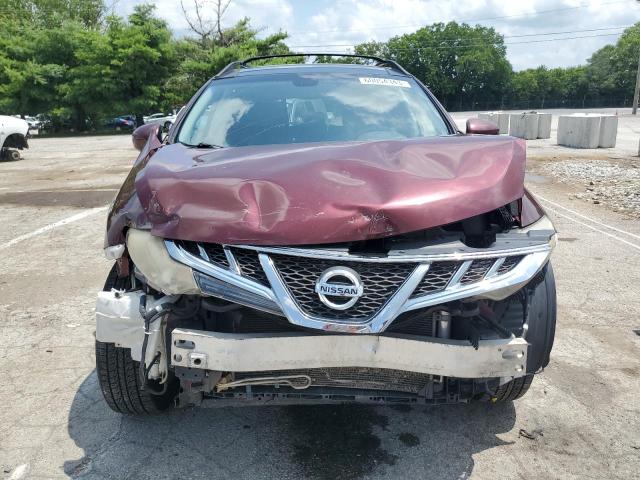 JN8AZ1MW3BW163728 - 2011 NISSAN MURANO S RED photo 5