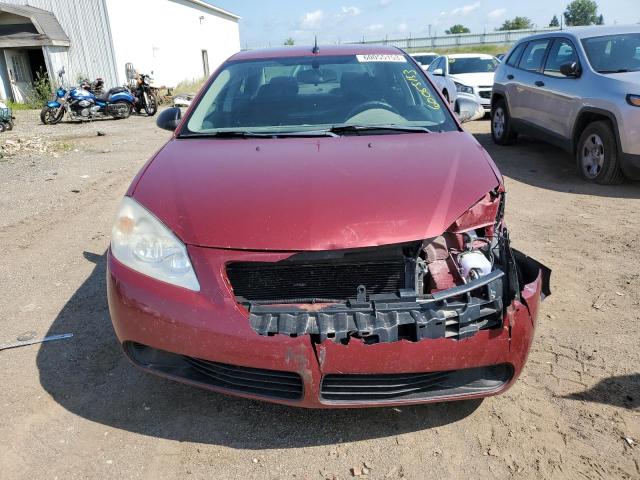 1G2ZF57B784292555 - 2008 PONTIAC G6 VALUE LEADER RED photo 5