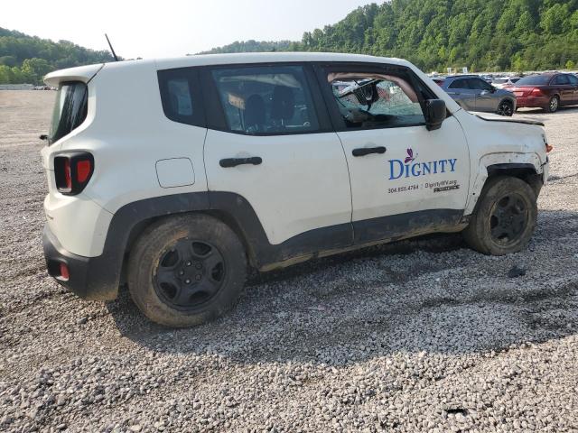 ZACCJBAB6JPJ54419 - 2018 JEEP RENEGADE SPORT Ақ фото 3