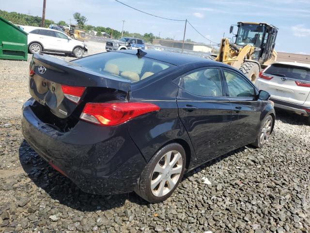 5NPDH4AE7DH324065 - 2013 HYUNDAI ELANTRA GLS BLACK photo 3