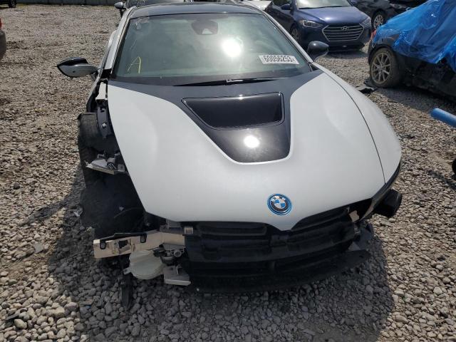 WBY2Z2C59FVX64926 - 2015 BMW I8 WHITE photo 5