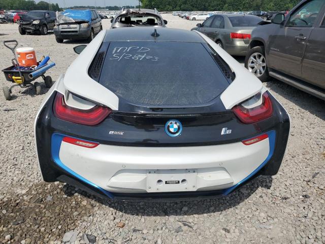 WBY2Z2C59FVX64926 - 2015 BMW I8 WHITE photo 6