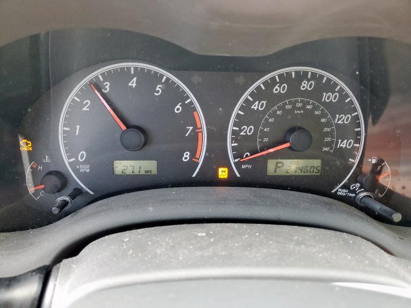 1NXBU4EE2AZ222618 - 2010 TOYOTA COROLLA BASE Gri fotoğraf 9