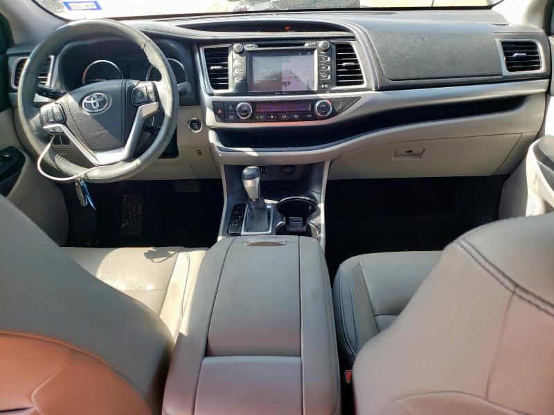 5TDKKRFH8FS050591 - 2015 TOYOTA HIGHLANDER XLE GRAY photo 8