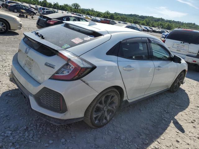 SHHFK7H92JU225599 - 2018 HONDA CIVIC SPORT TOURING WHITE photo 3