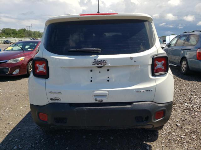 ZACNJBAB7LPL45777 - 2020 JEEP RENEGADE SPORT WHITE photo 6