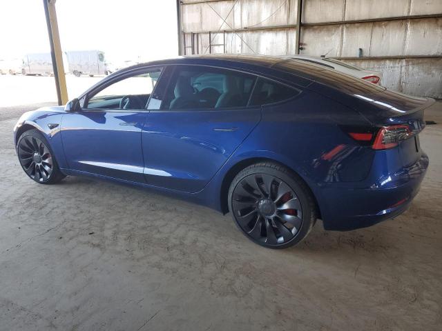 5YJ3E1EC5PF514851 - 2023 TESLA MODEL 3 ლურჯი ფოტო 2