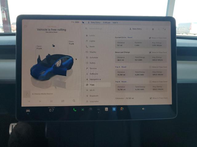 5YJ3E1EC5PF514851 - 2023 TESLA MODEL 3 ლურჯი ფოტო 9