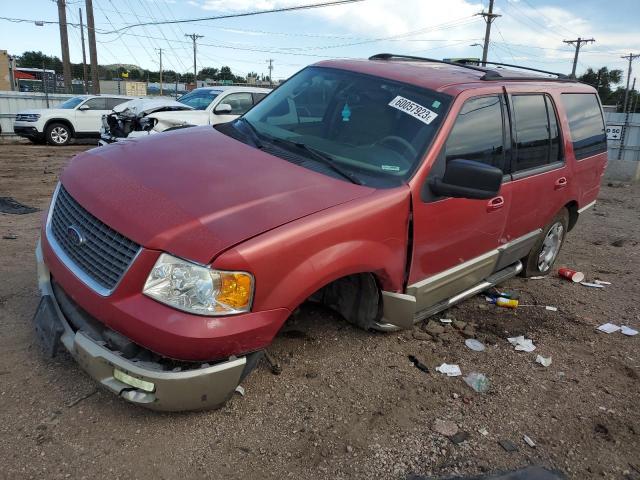 1FMPU16L23LC45021 - 2003 FORD EXPEDITION XLT RED photo 1