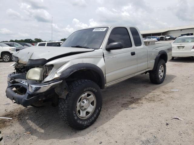 5TEWM72N42Z008136 - 2002 TOYOTA TACOMA XTRACAB SILVER photo 1