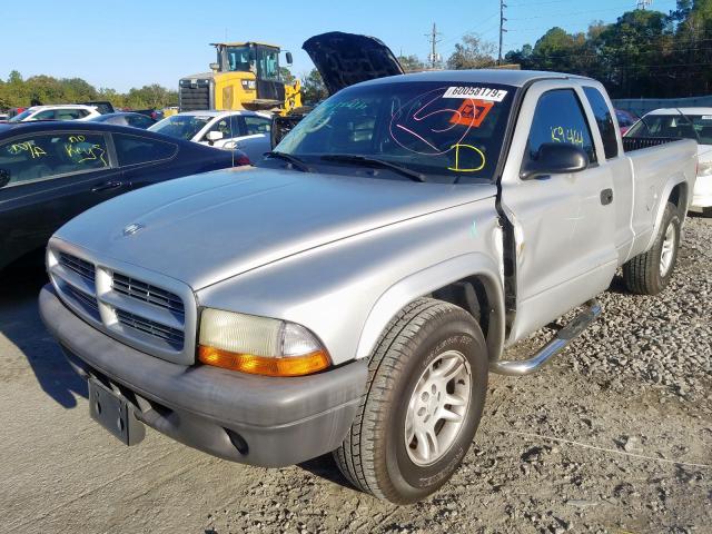 1D7HL12X63S114707 - 2003 DODGE DAKOTA SXT  photo 2