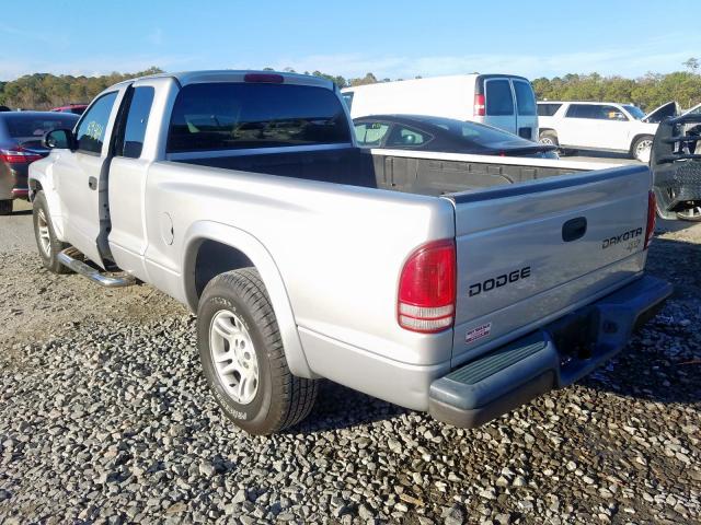 1D7HL12X63S114707 - 2003 DODGE DAKOTA SXT  photo 3