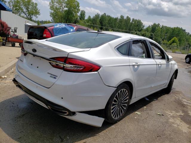 3FA6P0D97JR159121 - 2018 FORD FUSION TITANIUM/PLATINUM WHITE photo 3