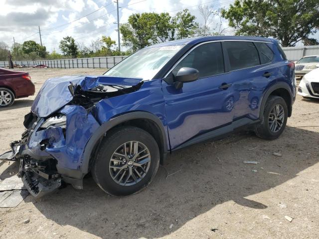 5N1AT3AA9MC739985 - 2021 NISSAN ROGUE S BLUE photo 1