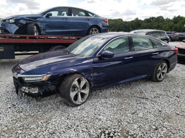 1HGCV2F92KA032768 - 2019 HONDA ACCORD TOURING BLUE photo 1