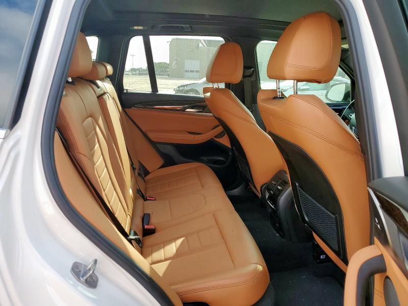 5UXTR7C50KLE94138 - 2019 BMW X3 SDRIVE30I WHITE photo 10