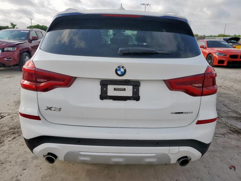 5UXTR7C50KLE94138 - 2019 BMW X3 SDRIVE30I WHITE photo 6