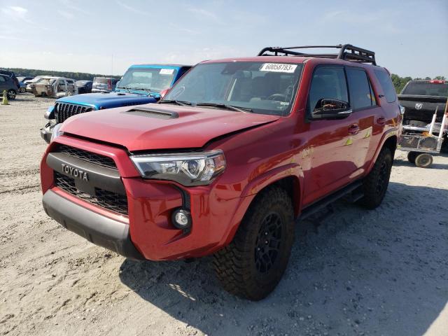 JTERU5JR6N6021277 - 2022 TOYOTA 4RUNNER SR5 PREMIUM RED photo 1