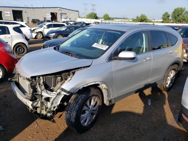 2HKRM4H73EH626561 - 2014 HONDA CR-V EXL SILVER photo 1